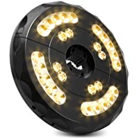 Los mejores  - 【Actualizar】Luces para Sombrillas 28 Led 400 Lúmenes Lámpara de Paraguas 2 Modos de Iluminación 18-54 horas y Recargable…